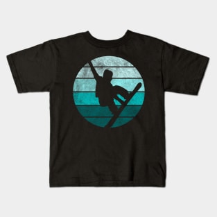 snowboard retro Kids T-Shirt